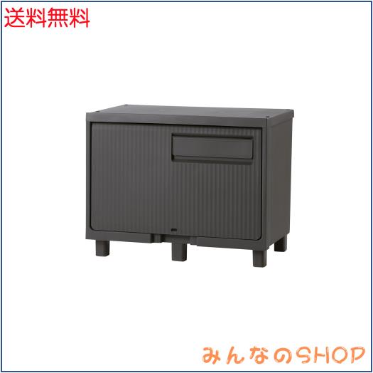 天馬 宅配ボックス 屋外 防水 簡単組立 置き配ボックス 積み重ねても受け取れる 案内ステッカー 簡単設置【容量 58L】【サイズ 幅60×奥