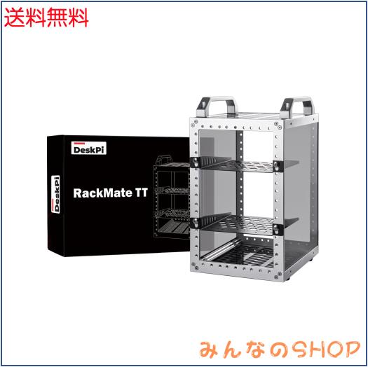 GeeekPi DeskPi RackMate TT ミニサーバーキャビネット（ミニPC、ネットワーク、サーバー、オーディオ、ビデオ機器用） 10,700円
