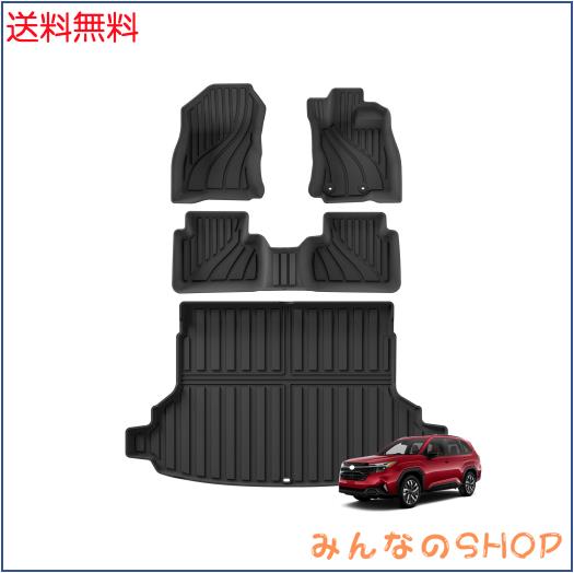 ZUNDUO 2025年 スバル 新型 フォレスター SL系 専用 フロアマット＆ラゲッジマット R7.4-現行 FORESTE SL5型 立体カーマット トランクラゲ 12,331円