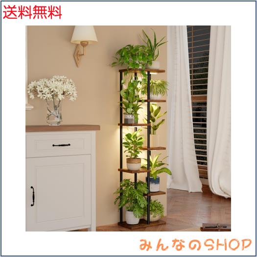 Bamworld フラワースタンド 植物育成ライト付き プランタースタンド 7段 Amazon.co.jp: Bamworld フラワースタンド 植物育成ライト付き