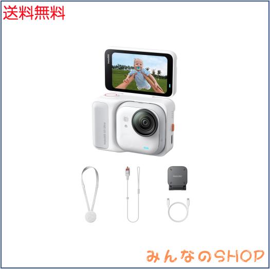 【高梨沙羅さん愛用】Insta360 GO Ultra 通常版 ホワイト ｜ ポケットサイズから世界が変わる！超軽量＆10m防水・どこでも装着・手ブレ補