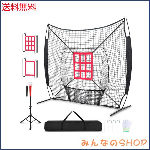 RAYZESTTOP 野球ネット バッティングネット 練習用 トレーニング ピッチングネット スチール製 硬式 軟式対応 打撃 投球 防球ネット ソフ