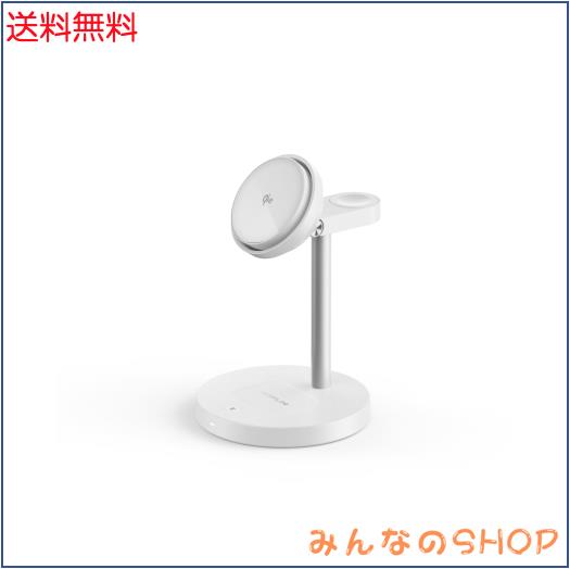 Qi2 EcoFlow RAPID Mag 3-in-1 ワイヤレス充電ステーション（スタンド型）【ワイヤレス充電対応/スタンド型/ 3台同時充電/ MagSafe対応/