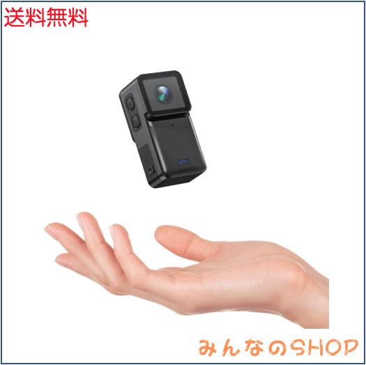 アクションカメラ 5K 32MP 超小型 vlogカメラ 超強夜視 本機防水5ｍ 6軸手ぶれ補正 縦向き撮影 1/2.5インチCMOS搭載 事前録画/HDR/ドラレ