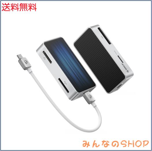 ORICO 40Gbps カードリーダー 【CFexpress Type B/CFexpress Type A/SD/TF】 8Kビデオ対応 4-in-1同時読み取り アルミ＆Ice-Skin放熱 Sony