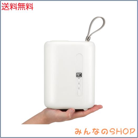 YOIIYO 布団乾燥機 小型 高風圧モデル 【2025新登場・強力風量・速暖】 パワフル 超コンパクト設計 スッキリ収納 1秒引き出しホース ダニ