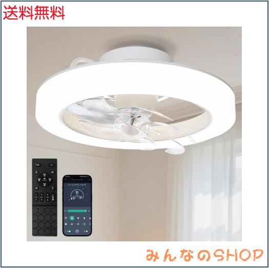 SUKITEN シーリングファンライト LED Φ50cm 3500LM 正逆回転 首振り