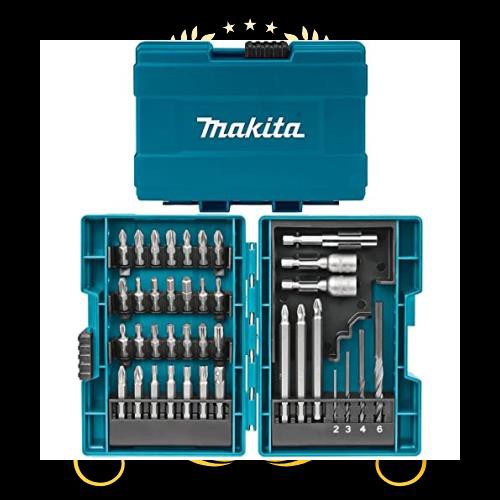 マキタ(Makita) インパクトドライバー用 ビット ソケット ドリルビット 38本 セット 六角軸6.35？ 9？溝シャンク ケース付 B-54106 [並行