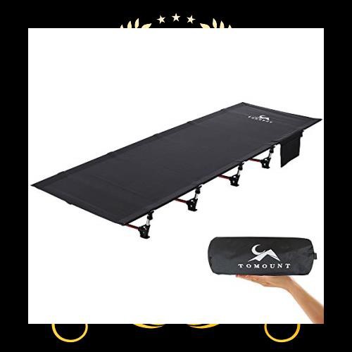 TOMOUNT アウトドアベッド キャンプコット 折りたたみ ベッド 軽量 耐荷重150kg 簡易ベッド コンパクト 防水 通気性 防災 収納ケース付きの通販は