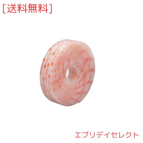 3M デュアルロックファスナー SJ3560 250 クリア 着脱可能 1 in x 10 Ft