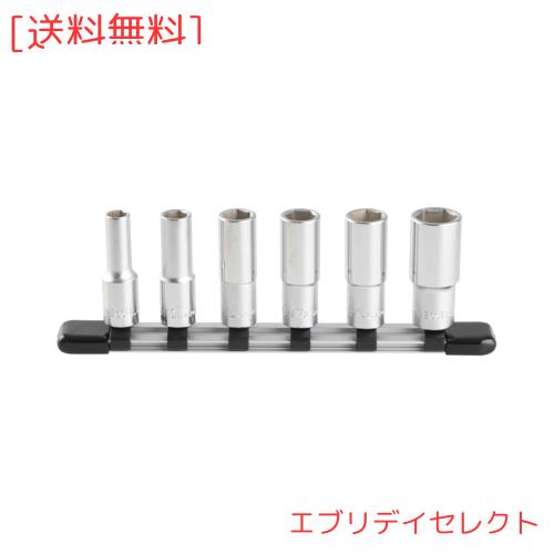トネ(TONE) ディープソケットセット(6角・ホルダー付) HSL306 差込角9.5mm(3/8”) 内容6点の通販は 5,609円