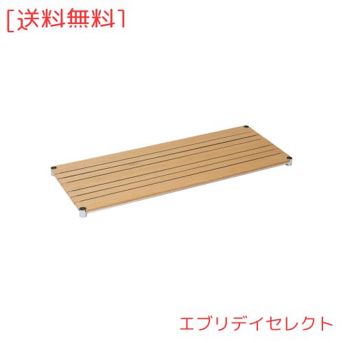 ドウシシャ ルミナス ラック スチールラックパーツ ウッドシェルフ 木製棚板 ポール径25mm 幅121.5×奥行46cm LWS1245VNA スリ