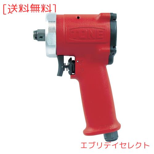トネ(TONE) エア-インパクトレンチ(ショートタイプ) AI4200 差込角12.7mm(1/2”) レッド 700N・m