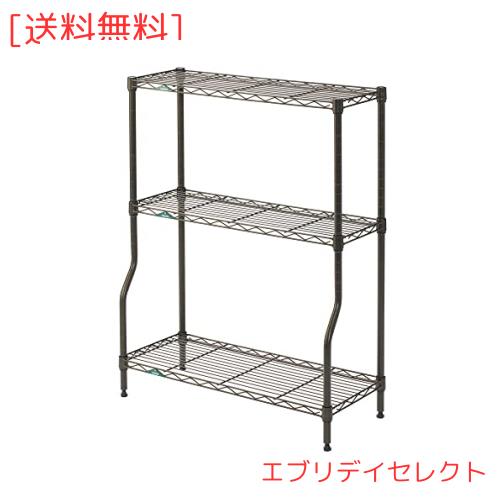 ドウシシャ ルミナス ガーデンラック 幅70 3段 屋外OK サビに強い
