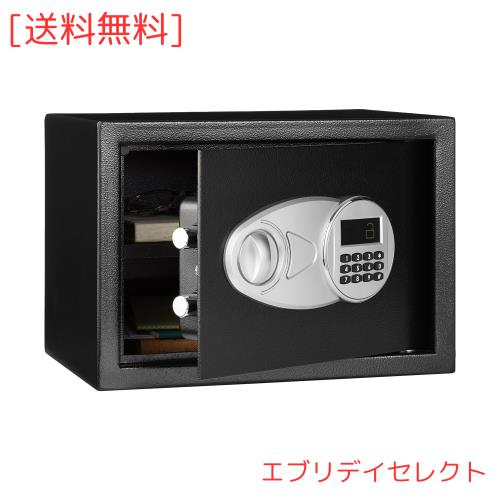 ベーシック 金庫 家庭用 業務用 電子式 14L (幅35cm x奥行25cm x 高さ