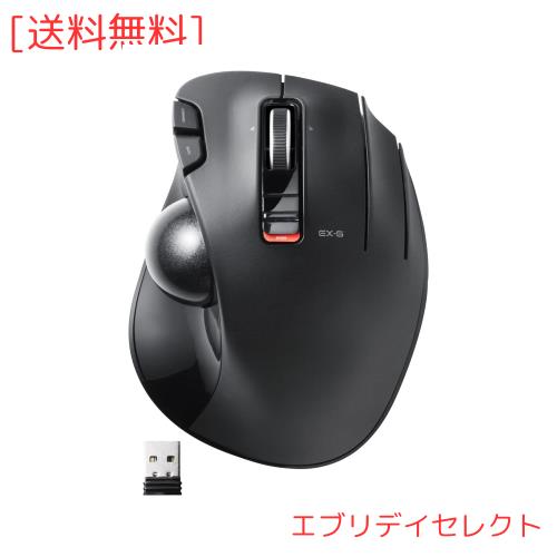 エレコム トラックボールマウス/親指/5ボタン/チルト機能/無線ブラック M-XT2DRBKの通販は 7,170円