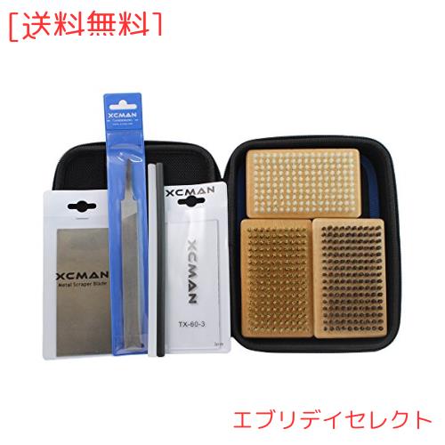 XCMAN スキー スノーボードワクシングkit - 馬毛ブラシ/ナイロンブラシ