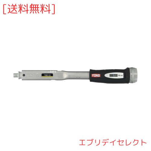 トネ(TONE) プレセット形トルクレンチ(ダイレクトセット・差替式) T8D13 φ8mm ブラック 13N・m