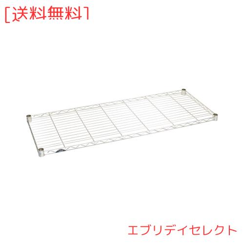 ドウシシャ ルミナス プレミアム 棚板 ワイヤーシェルフ 幅120 奥行45 スリーブ付 スチールラック ポール径25mmパーツ 耐荷重90kg 高い抗