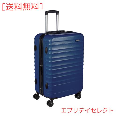 Amazonベーシック スーツケース キャリーケース ハードタイプ ダブルキャスター付き 拡張機能付き 78cm ネイビーの通販はその他バッグ・財布・ファッション小物