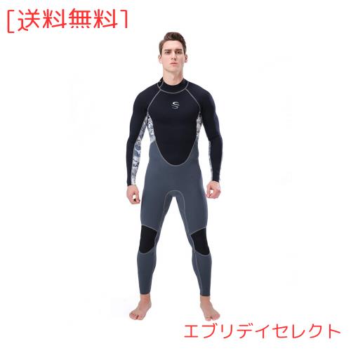 MORGEN SKY ウェットスーツ 2mm メンズ セミドライ ネオプレン 裏ジャージ フルスーツ バックジップ仕様 ダイビング サーフィン SUP 釣り