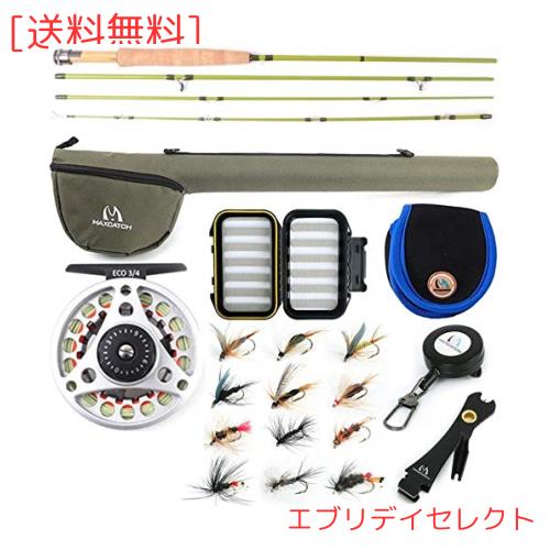 M MAXIMUMCATCH Maxcatch Ultra-lite 山岳渓流用フライロッド 1/2/3ウェイト カーボンロッド フライフィッシングために設計された（6’6”2