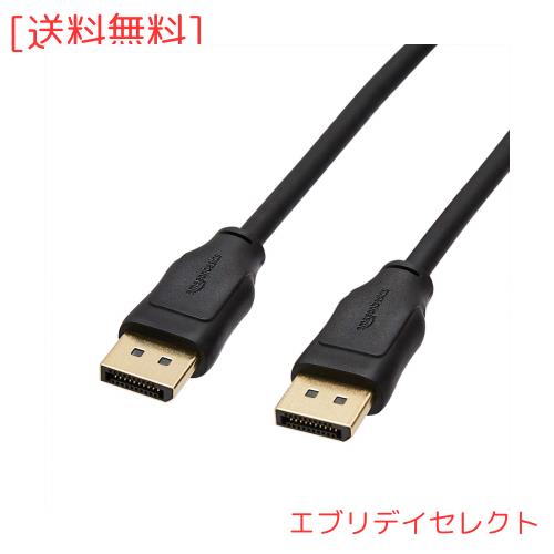 Amazonベーシック ディスプレイポート to ディスプレイポート ケーブル 1.8m 10点セット ブラックの通販は 6,444円