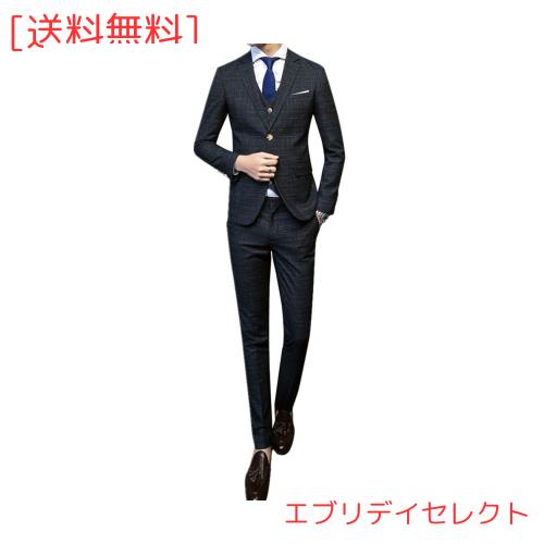 [CEEN] スリーピース メンズ 3点セット ジャケット スラックス ベスト オシャレ スタイリッシュスーツ ビジネス・パーティー 春秋 スーツ