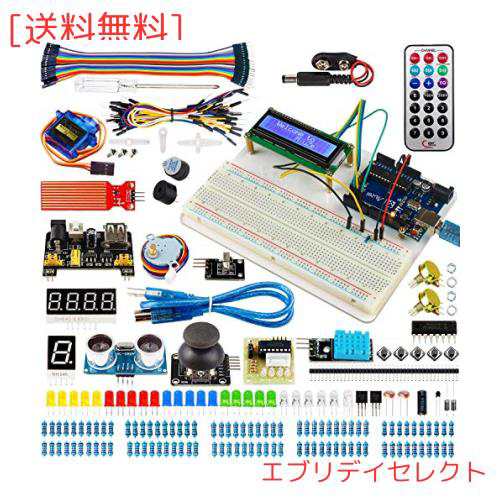 Miuzei 初心者 電子工作 スターターキット Arduinoとの互換性あり R3向け mega2560とR3 nanoと互換性のある（電子日本語マニュアル付き)の通販はau  PAY マーケット - エブリデイセレクト | au PAY マーケット－通販サイト