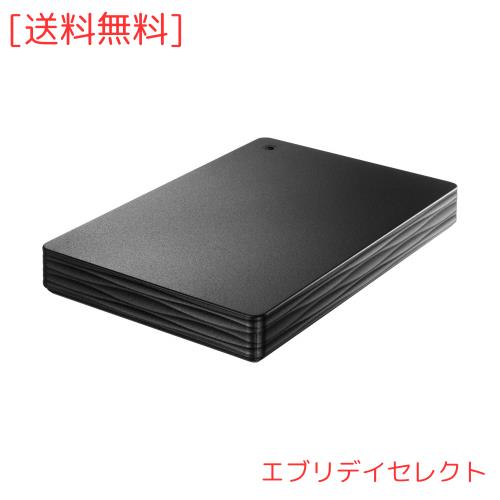 I-O DATA USB 3.1 Gen 1/2.0対応 ポータブルハードディスク 「カクうす Lite」 ブラック 1TB HDPH-UT1KR