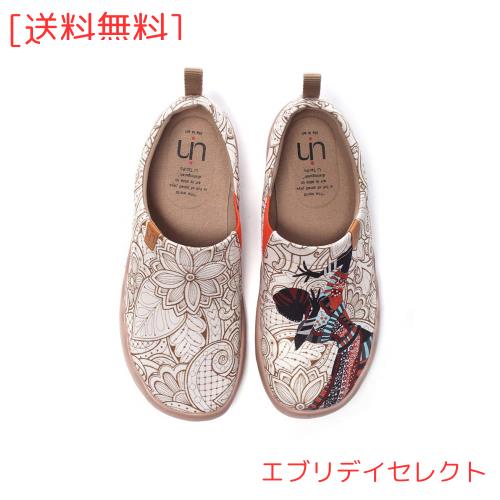 [UIN] 超軽量 シューズ レディース スリッポン キャンバススニーカー 女性用スニーカー レディース靴 カジュアル ウォーキングシューズ の通販は