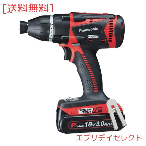 パナソニック 充電マルチインパクトドライバー18V 3.0Ah電池パック×2個/充電器/ケース付 デュアル (14.4V/18V対応) ドリルドライバー IPの通販は 70,661円