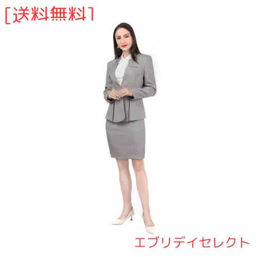 [ByFshow] レディース 洋服 スーツ セット スカートスーツ フォーマルスーツ 上下 セットアップ スーツ 長袖 2点セット ビジネス服 OL出