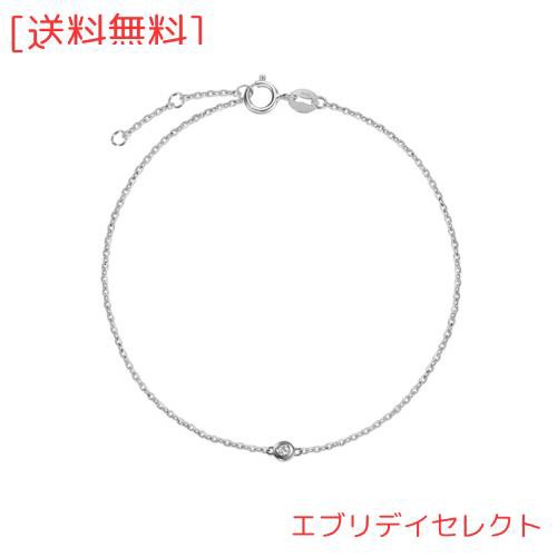 FANCIME 天然 ダイヤモンド ブレスレット レディース K18 ホワイトゴールド 天然石 母の日 クリスマス 誕生日 記念日 プレゼント ギフト