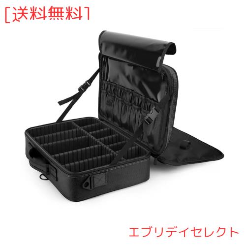 メイクボックス Luxspire コスメボックス メイクブラシバッグ EVA化粧ポーチ コスメポーチ メイクポーチ サイズ：40*29*14CM 鏡 肩掛けベ