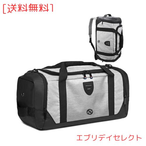 スポーツバッグ メンズ ダッフルバッグ ボストンバッグ ジムバック リュック型可能 3way 旅行バッグ シューズ収納 大容量 防水 軽量 乾湿の通販は 4,776円