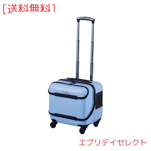 ジェックス OSOTO キャリー ローラー 軽量 ポリカーボネイト製 ハードキャリー スカイブルー ペット用 Sサイズ