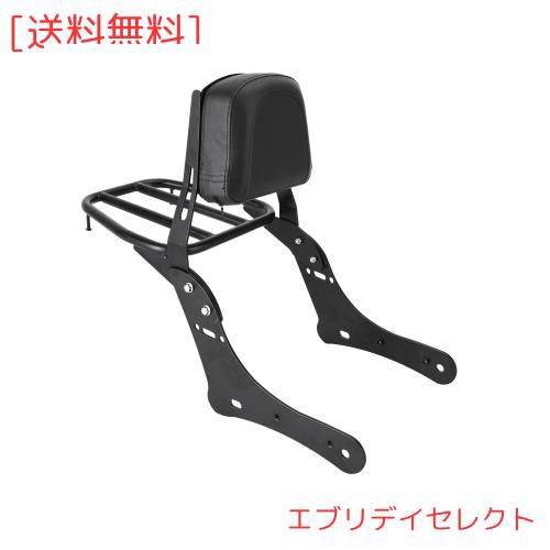 Artudatech オートバイ用 バックレスト シーシーバー(バックレスト＆リアキャリア付き) KAWASAKI カワサキ 川崎 バルカンS 650 VN650 201