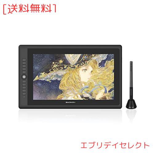 GAOMON 液晶ペンタブPD156 PRO 15.6インチフルラミネーションディスプレイ 9個ショートカットキーと8192電源不要なペンと傾き検知機能搭