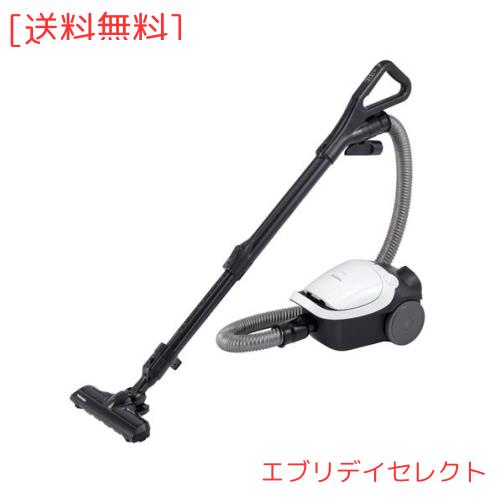 東芝(TOSHIBA) 掃除機 紙パック式 キャニスター型クリーナー コード式 軽量コンパクト VC-PH65A-W ホワイト