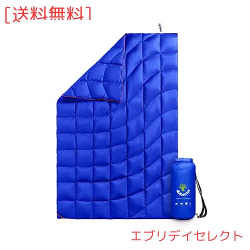 4Monster ダウン ブランケット マルチブランケット 防寒 アウトドア キャンプ 旅行 軽量 防水 防風 コンパクト ひざ掛け 肩掛け 掛け布団