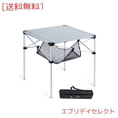 iClimb (アィクライム) アウトドア テーブル 性 キャンプ 折りたたみテーブル 耐荷重80kg ロールテーブル コンパクト キャンプ用品 机 ア