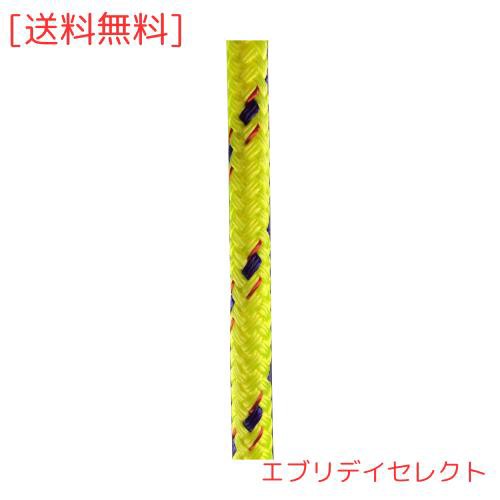 ヤマハ (YAMAHA) パラコード 10mm 破断強度4188kgf ダイニーマロープ [超高分子量ポリエチレン SK-60] 紫外線変色防止加工 イエロー 30mの通販は