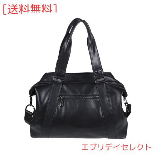 Morsut ボストンバッグ メンズ 本革 トートバッグ 手提げバッグ 3way 大容量 トラベルバッグ ジムバッグ 防水性 底鋲付き スポーツ ビジの通販は