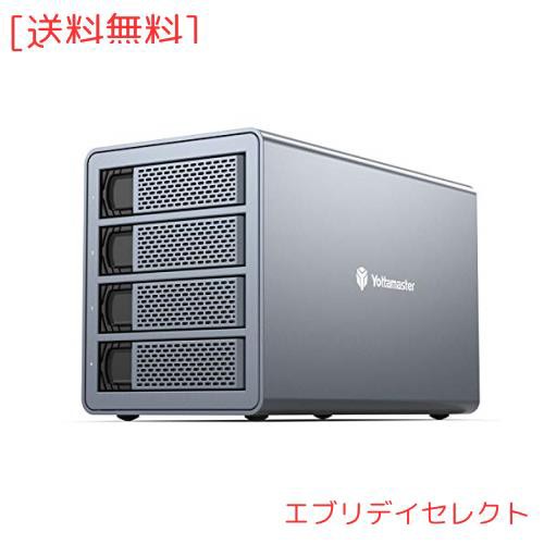 Yottamaster HDDケース 3.5インチ デイジーチェーン機能搭載 USB3.1 Gen.2 Type-C接続 4Bay ハードディスクケース  18TB×4台搭載可能 中の通販はau PAY マーケット - エブリデイセレクト | au PAY マーケット－通販サイト