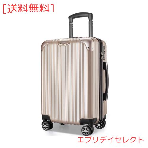 [VARNIC] スーツケース キャリーバッグ キャリーケース 機内持込 超軽量 大型 静音 ダブルキャスター 耐衝撃 360度回転 TSAローク搭載 フ