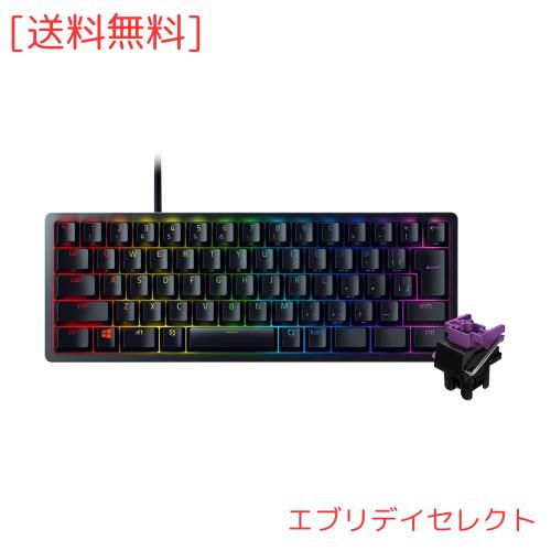 Razer Huntsman Mini JP 小型 ゲーミングキーボード Clicky Optical Switch 日本語 JP配列 60%レイアウト 光学スイッチ 超高速1.5mm作動