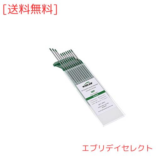 TIG溶接用 タングステン電極棒 純タン WP×2.4？ 長さ：150mm 10本 (WP20 2.4MM×150MM)