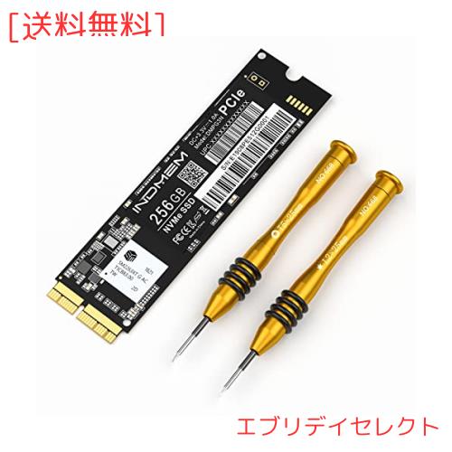 INDMEM 256GB NVMe PCIe内蔵SSD Mac専用SSD アップグレードキット 専用ドライバー付き 対応モデル MacBook Pro Retina Late 2013-Mid 201の通販は 6,799円