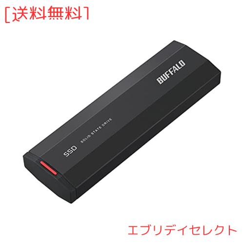 バッファロー SSD 外付け 1.0TB 小型 コンパクト ポータブル USB3.2Gen2 2,000MB/s ブラック SSD-PHE1 バッファロー SSD 外付け 1.0TB 超小型 バッファロー SSD 外付け 1.0TB